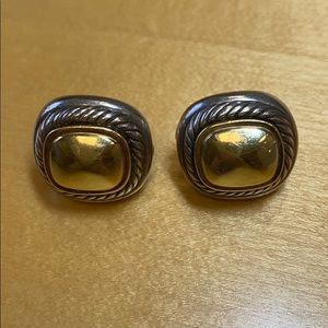 David Yurman Two-Tone Earrings